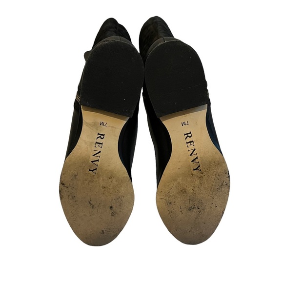 Renvy Black Melina Over The Knee Quilted Boots - Picture 13 of 13